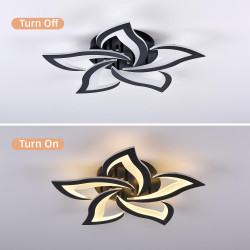 Lampe plafonnier Led en Forme de Fleur Nénuphar