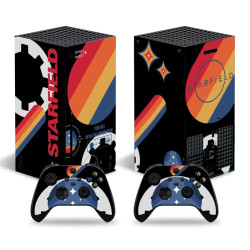 Autocollants Starfield pour console Xbox Series X