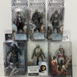 Figurine Assassin's Creed Ezio, Altair, Connor Haytham, Edward Kenway, Mohawk