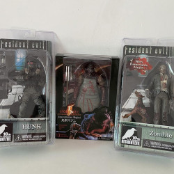 Figurines Resident Evil De Chris Redfield, Hunk, Biodanger, Zombie, Biodanger