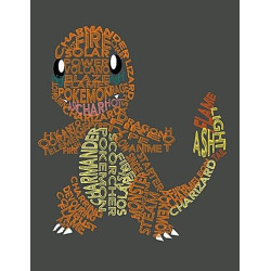 Tableau Pokemon Flameche lettres alphabet