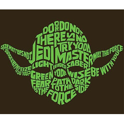 Tableau Yoda lettres alphabet