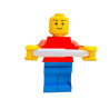 Porte papier Toilette en forme de Bohomme Lego