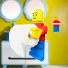 Porte papier Toilette en forme de Bohomme Lego