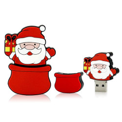 Clé Usb 818-Tech Forme de Père Noël Santa Claus