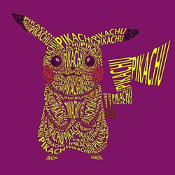 Tableau Pikachu lettres...