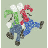 Tableau Mario Luigi lettres alphabet