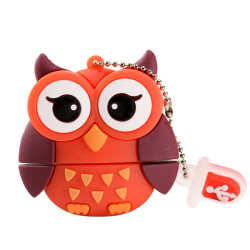 Clés USB Forme Animaux Renard Pinguin Abeille Hibou