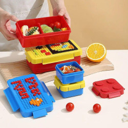 Lunch Box portable Blocs de construction Compatible Lego