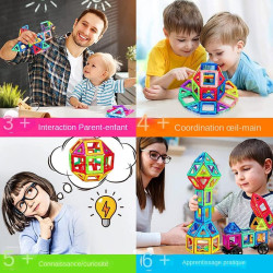 Pièces de Construction magnétiques pour enfants Magical Magnet