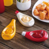 Pots Sauce Mayonnaise et Ketchup Design Bouteille plastique