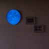 Horloge murale 'clair de lune' phosphorescente