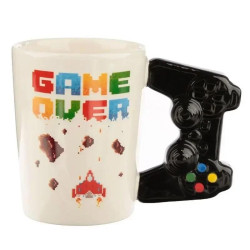 Mug game over poignée manette jeu 3D