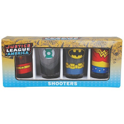 Set de 4 shooters Justice League