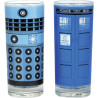 Lot de 2 verres Docteur Who Tardis et Dalek