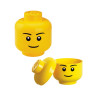 Boîte de rangement petite tête LEGO