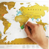 Carte du monde à gratter - Edition Voyage