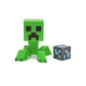 Figurine Minecraft Creeper avec Bloc de Diamant