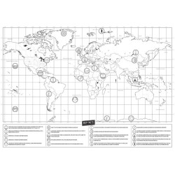 Carte du Monde à Gratter...
