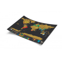 Carte du Monde à Gratter Luxe Edition Voyage