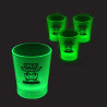 Shooters Space Invaders phosphorescents  x4