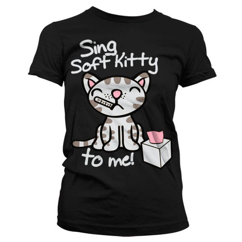 T-shirt TBBT Sing Soft Kitty to me