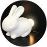 Lampe céramique lapin