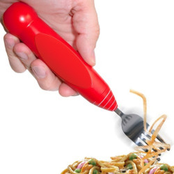 Fourchette à tête rotative pour spaghetti