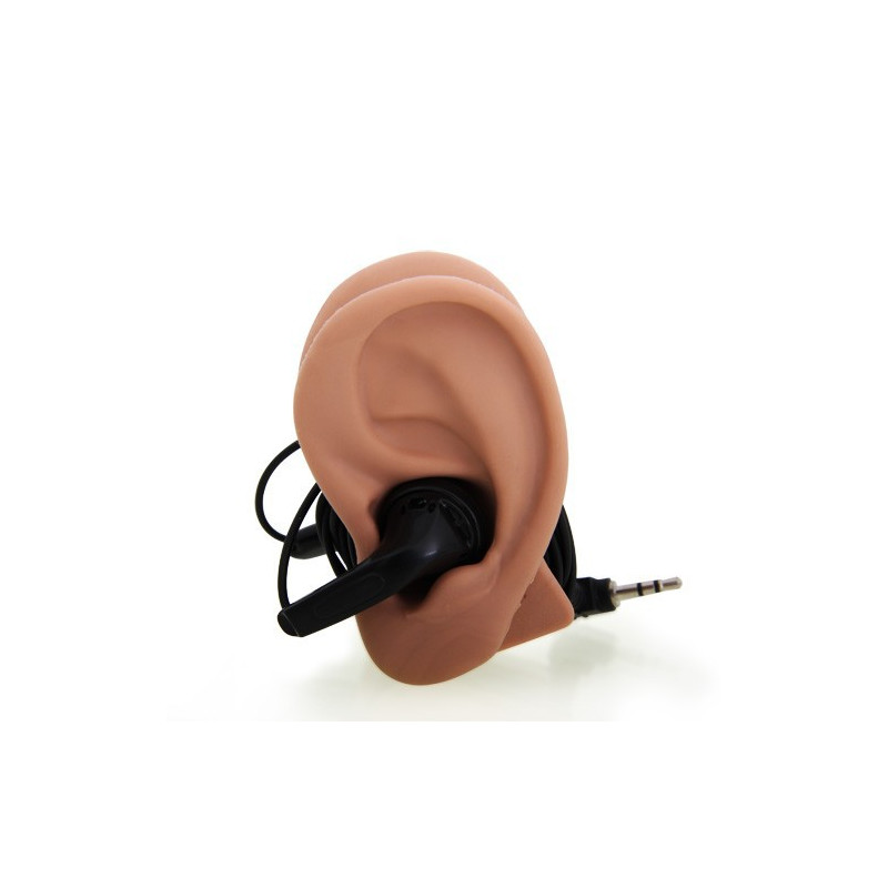 Enrouleur à écouteurs en forme d'oreilles