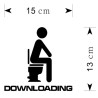 Sticker toilettes Downloading 
