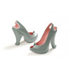 Chaussures à talon requin