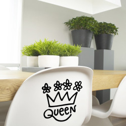 Sticker Queen décoration...