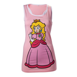 Débardeur femme Nintendo Princesse Peach