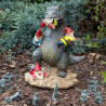 Gnomezilla - Godzilla mangeur nains de jardin