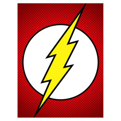 Toile logo flash Gordon DC Comics