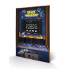 Panneau en bois Space Invaders Arcade 3D
