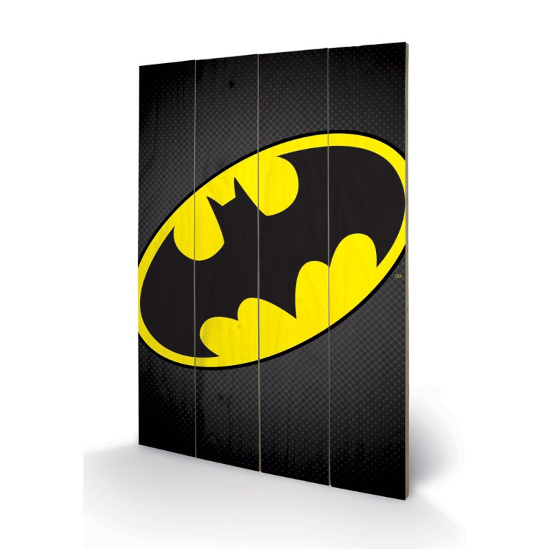 Panneau en Bois Logo de Batman DC Comics