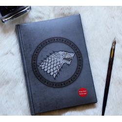 Cahier A5 lumineux Stark Game of Thrones
