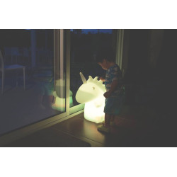 Lampe veilleuse licorne géante multicolore