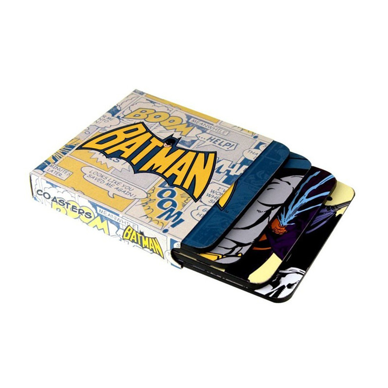 Pack de 4 Dessous de Verre Coasters Batman