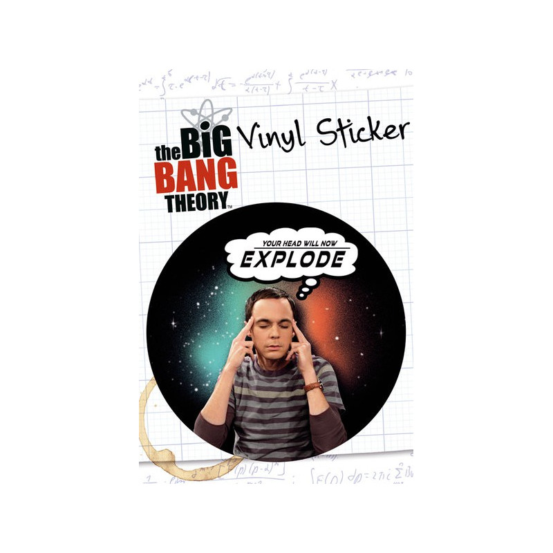 Sticker The Big Bang Theory Sheldon