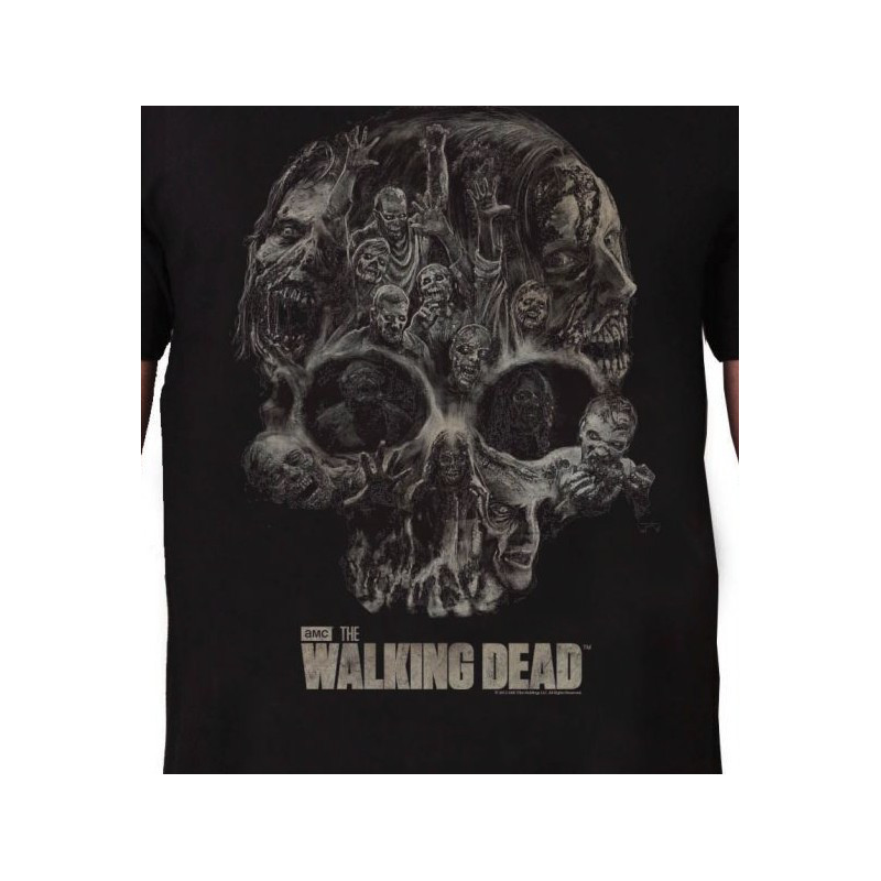 Tshirt homme Walker Skull - The Walking Dead