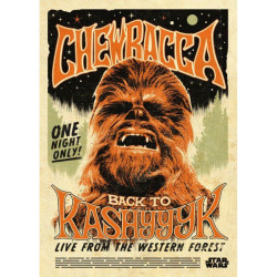 Poster en Métal Chewbacca