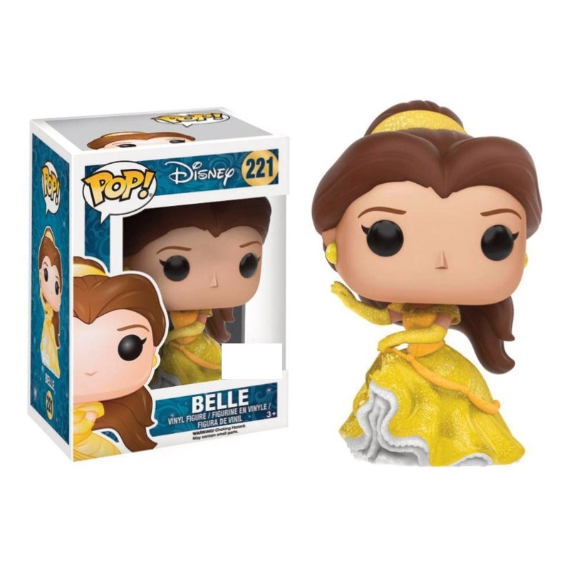 Figurine Disney - La belle et la bête - Belle Sparkle exclusive Pop 10cm