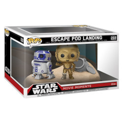 Figurine Star Wars - Bi-Pack Escape Pod Landing R2-D2 & C-3PO Desert Exclusive Pop