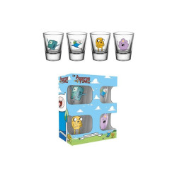 Set 4 verres à shooter - Adventure Time