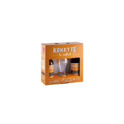 COFFRET 2 BIERES KEKETTE 33CL + 1 VERRE
