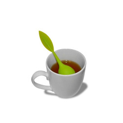 Infuseur / Boule à thé feuille avec support