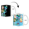 Mug Rick et Morty - Jerry et Mr Meeseeks Thermoréactif