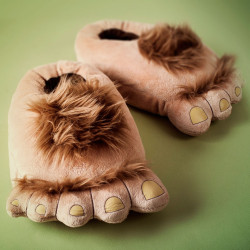 Pantoufles pieds de Hobbit